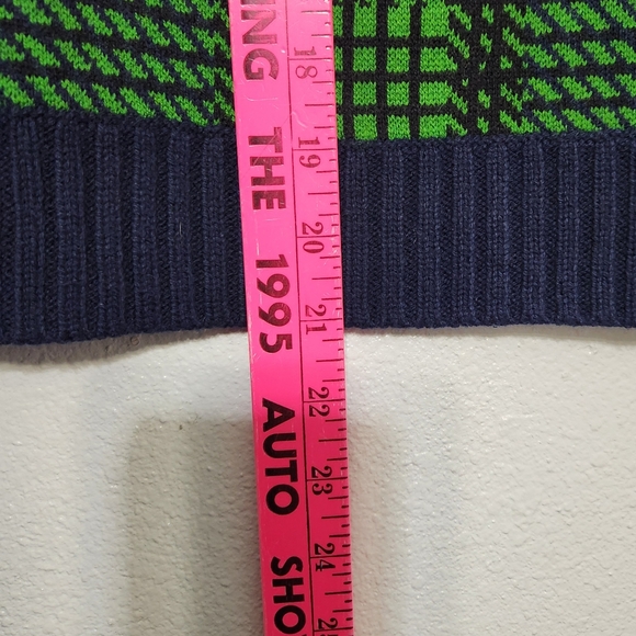 Bop Basics Plaid Crew Neck Wool Blend Sweater - Picture 13 of 15